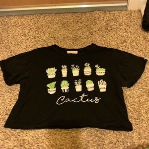 cactus crop top
